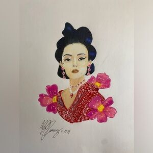 Flower Lady Art